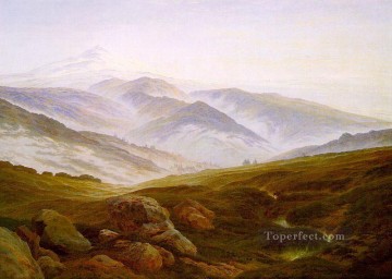 風景 Painting - リーゼンゲビルゲ ロマンチックな風景 カスパール・ダーヴィト・フリードリヒ